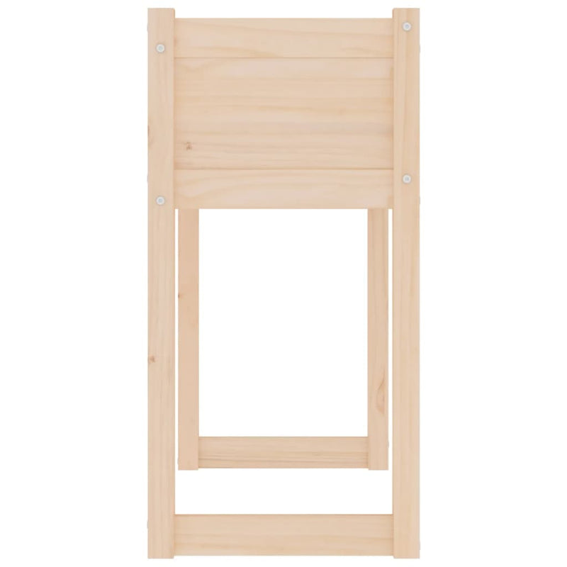 vidaXL Planter 40x40x81 cm Solid Wood Pine