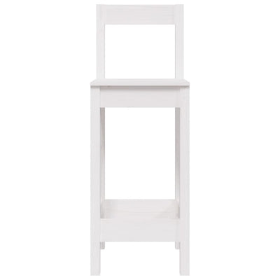 vidaXL Bar Chairs 2 pcs 40x41.5x112 cm Solid Wood Pine