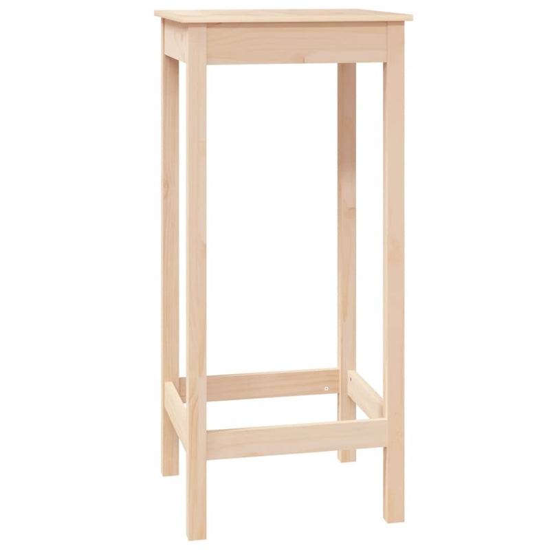 vidaXL Bar Table 140x80x110 cm Solid Wood Pine