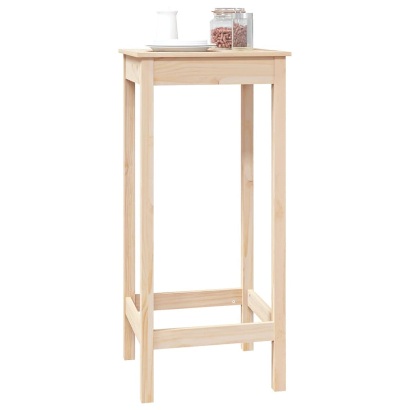 vidaXL Bar Table 140x80x110 cm Solid Wood Pine