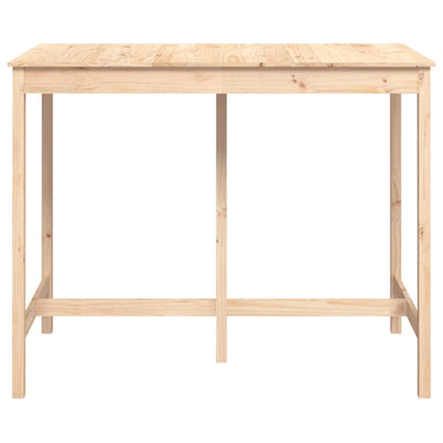 vidaXL Bar Table 140x80x110 cm Solid Wood Pine
