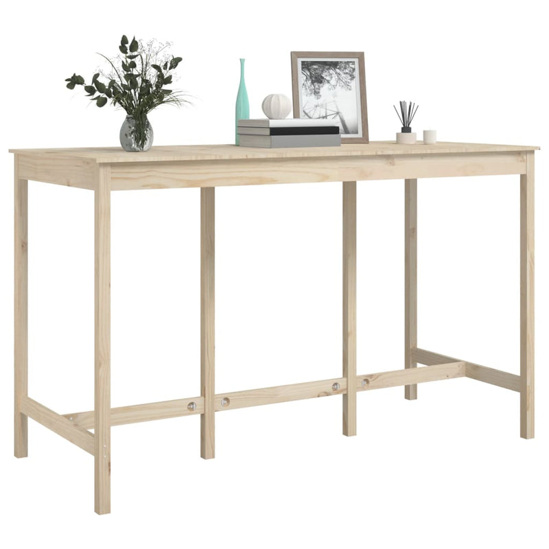vidaXL Bar Table 180x80x110 cm Solid Wood Pine