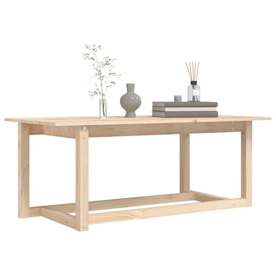 vidaXL Coffee Table 110x55x45 cm Solid Wood Pine