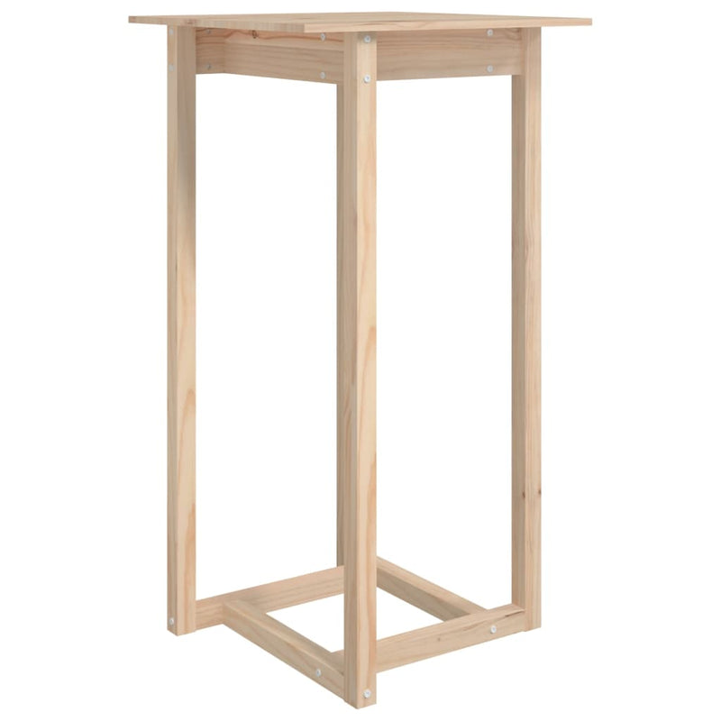 vidaXL Bar Table 80x80x110 cm Solid Wood Pine