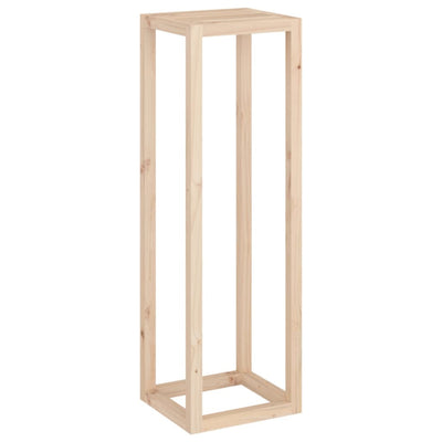 vidaXL 3 Piece Plant Stand Set Solid Wood Pine