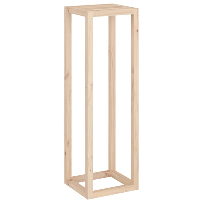 vidaXL 3 Piece Plant Stand Set Solid Wood Pine