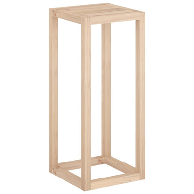 vidaXL 3 Piece Plant Stand Set Solid Wood Pine