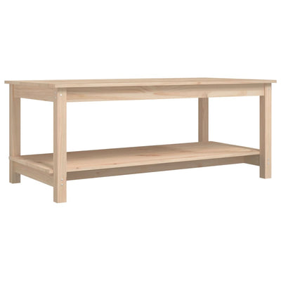 vidaXL Coffee Table 50x50x45 cm Solid Wood Pine