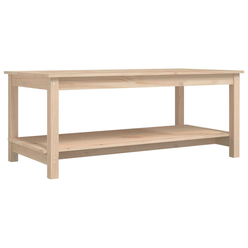 vidaXL Coffee Table 50x50x45 cm Solid Wood Pine