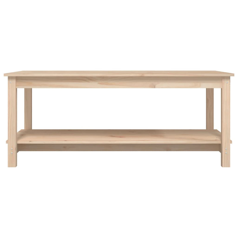 vidaXL Coffee Table 50x50x45 cm Solid Wood Pine
