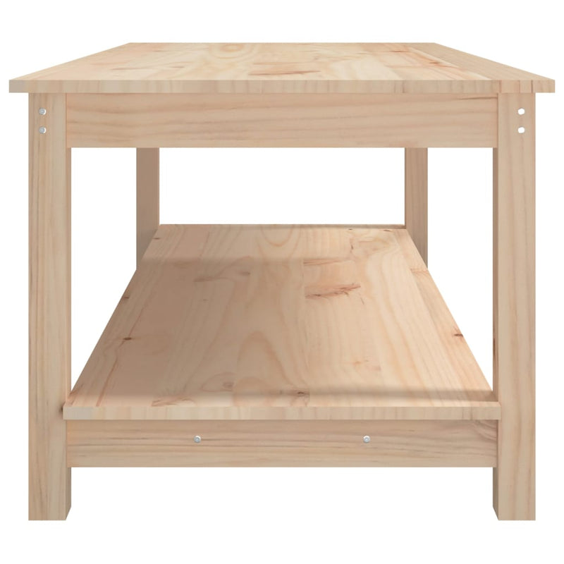 vidaXL Coffee Table 50x50x45 cm Solid Wood Pine