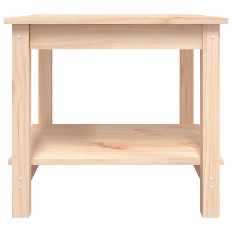 vidaXL Coffee Table 50x50x45 cm Solid Wood Pine
