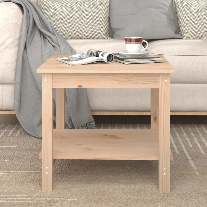 vidaXL Coffee Table 50x50x45 cm Solid Wood Pine