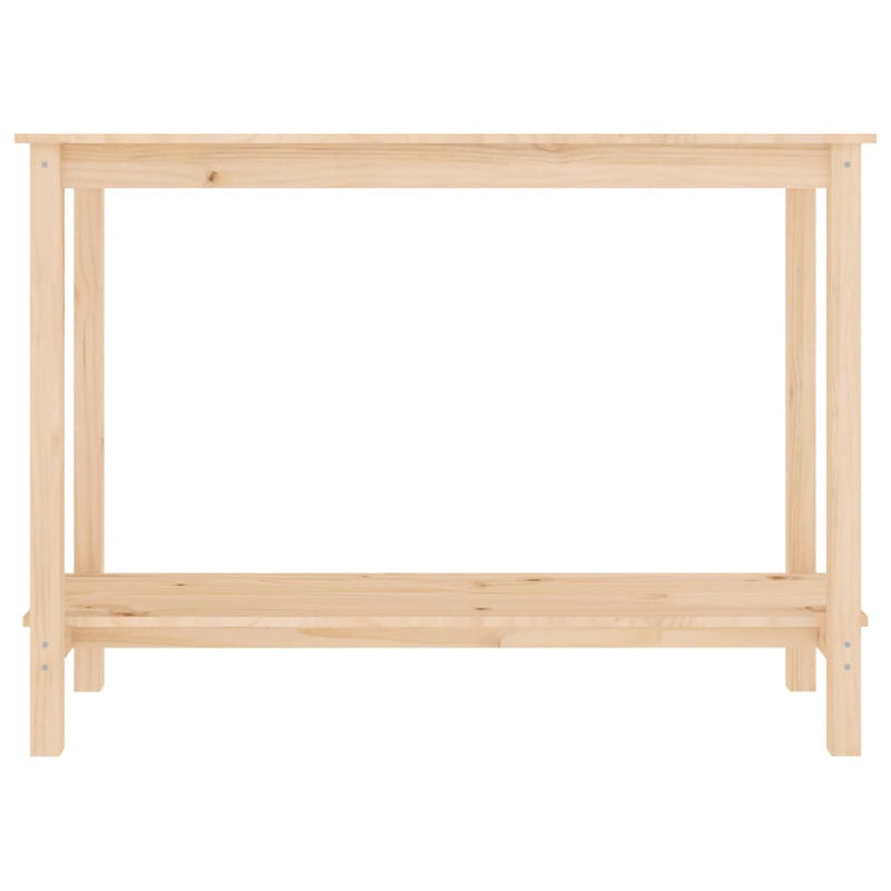 vidaXL Console Table 110x40x80 cm Solid Wood Pine