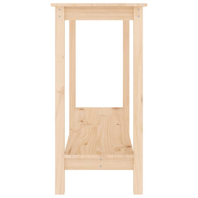 vidaXL Console Table 110x40x80 cm Solid Wood Pine