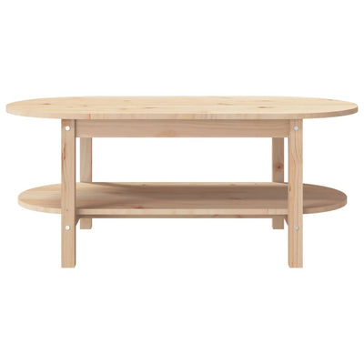 vidaXL Coffee Table 110x55x45 cm Solid Wood Pine