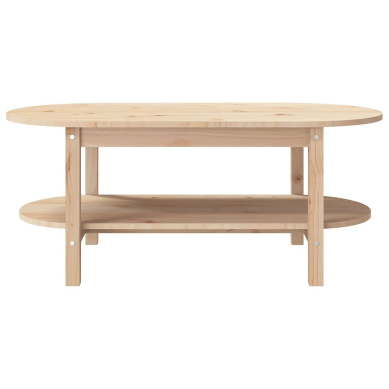 vidaXL Coffee Table 110x55x45 cm Solid Wood Pine