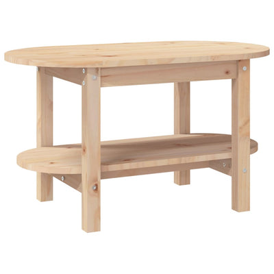 vidaXL Coffee Table 110x55x45 cm Solid Wood Pine