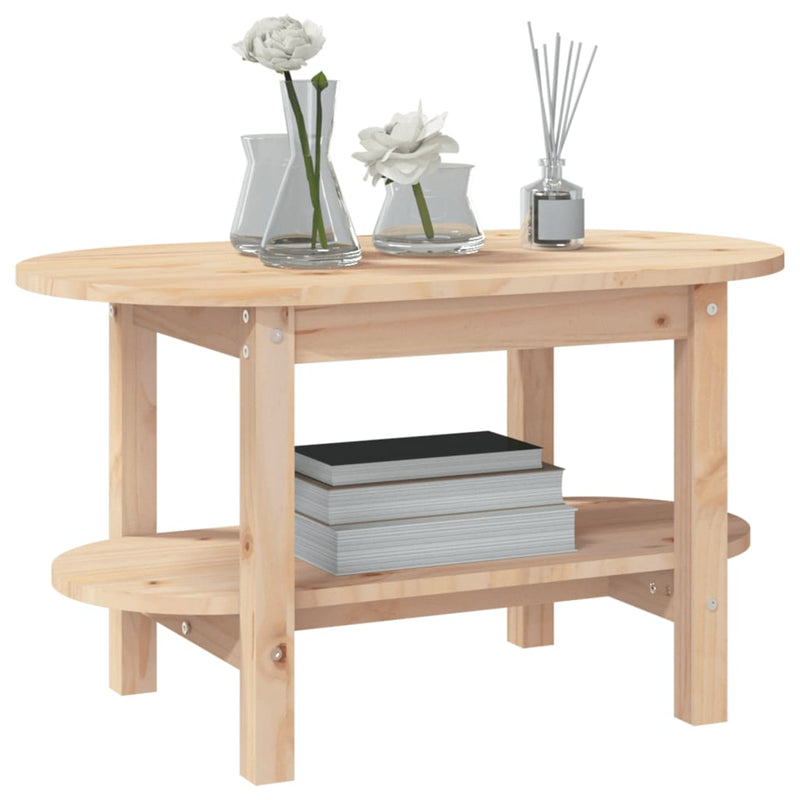 vidaXL Coffee Table 110x55x45 cm Solid Wood Pine