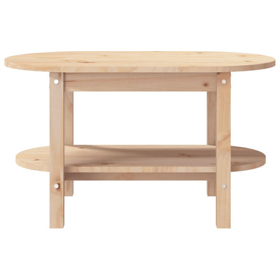 vidaXL Coffee Table 110x55x45 cm Solid Wood Pine