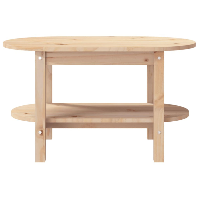 vidaXL Coffee Table 110x55x45 cm Solid Wood Pine