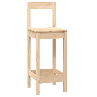 vidaXL 3 Piece Bar Set Solid Wood Pine