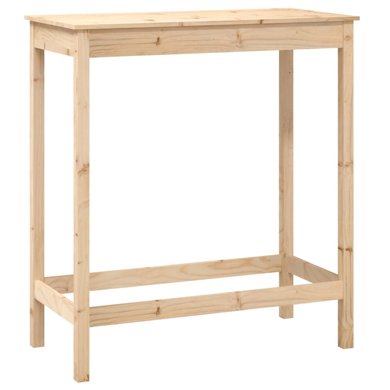 vidaXL 3 Piece Bar Set Solid Wood Pine