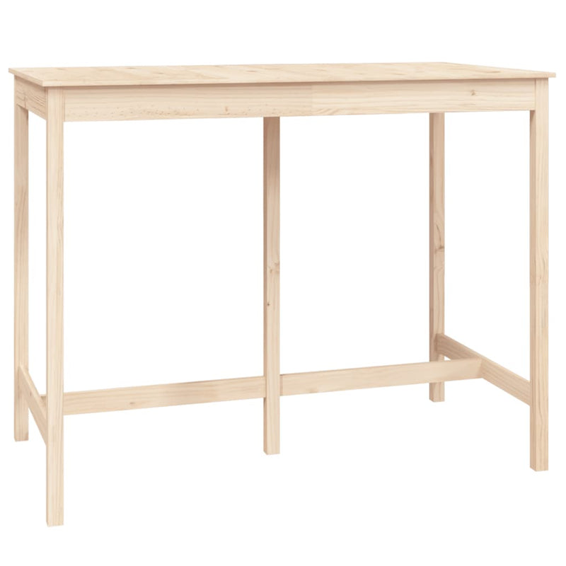 vidaXL 3 Piece Bar Set Solid Wood Pine