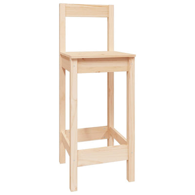 vidaXL 3 Piece Bar Set Solid Wood Pine