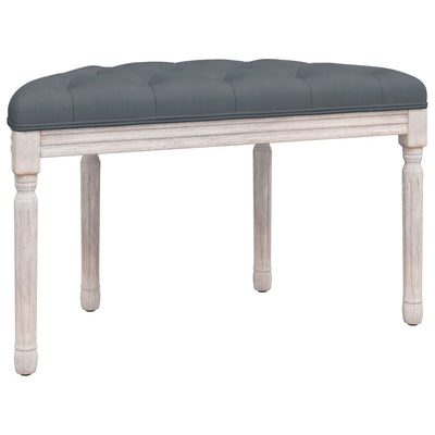 vidaXL Bench Dark Grey 110.5x45x49 cm Velvet