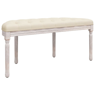 vidaXL Bench 81.5x41x49 cm Linen