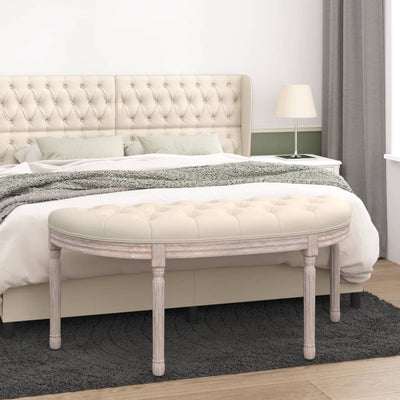 vidaXL Bench 81.5x41x49 cm Linen