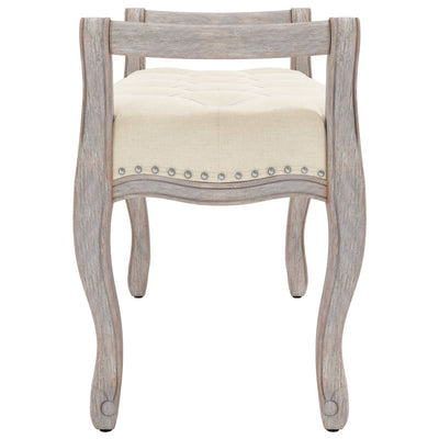 vidaXL Bench 110x45x60 cm Linen