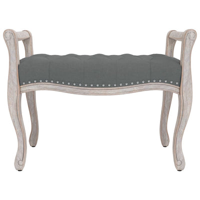 vidaXL Bench Dark Grey 110x40x70 cm Fabric