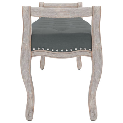 vidaXL Bench Dark Grey 110x40x70 cm Fabric