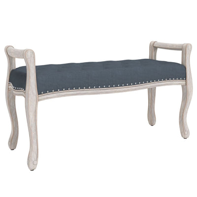 vidaXL Bench Dark Grey 80x40x49 cm Velvet