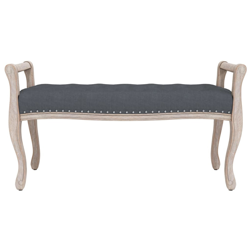 vidaXL Bench Dark Grey 80x40x49 cm Velvet