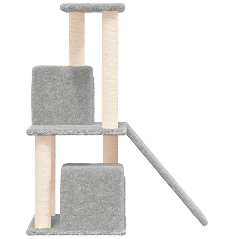 vidaXL Cat Tree with Sisal Scratching Posts Cream 82 cm