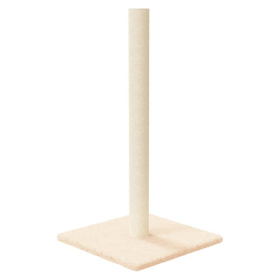 vidaXL Cat Scratching Post Cream 22x22x45 cm