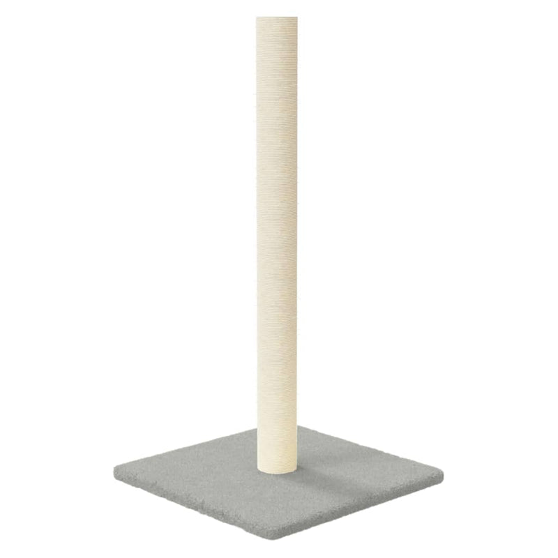 vidaXL Cat Scratching Post Cream 22x22x45 cm