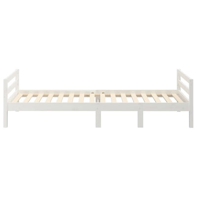 vidaXL Bed Frame without Mattress Black 90x190 cm Solid Wood Pine
