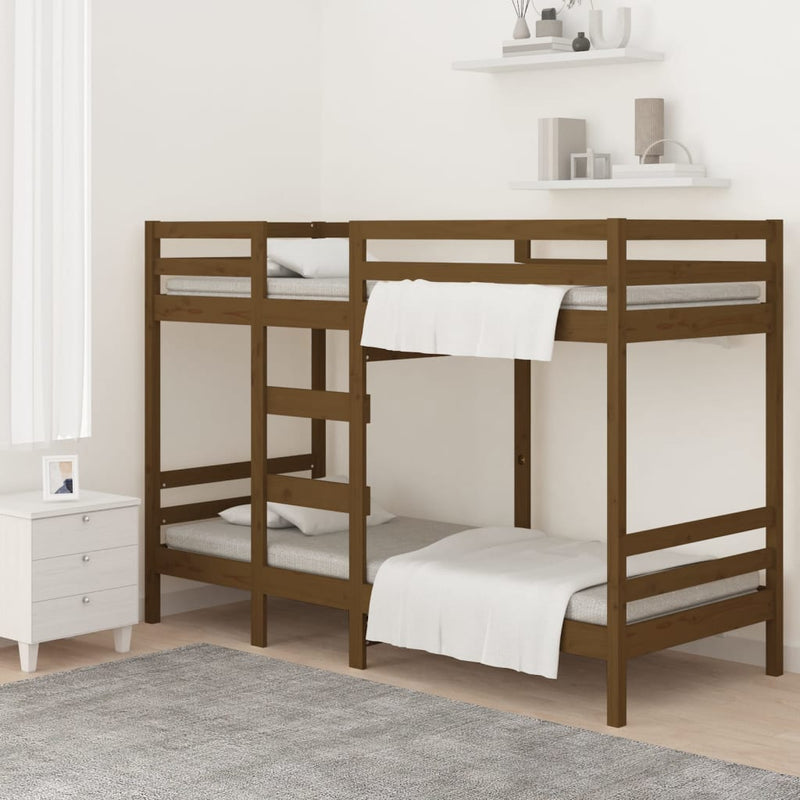 vidaXL Bunk Bed without Mattress White 90x190 cm Solid Wood Pine