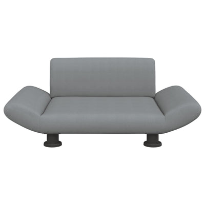 vidaXL Dog Bed Light Grey 70x45x28 cm Fabric