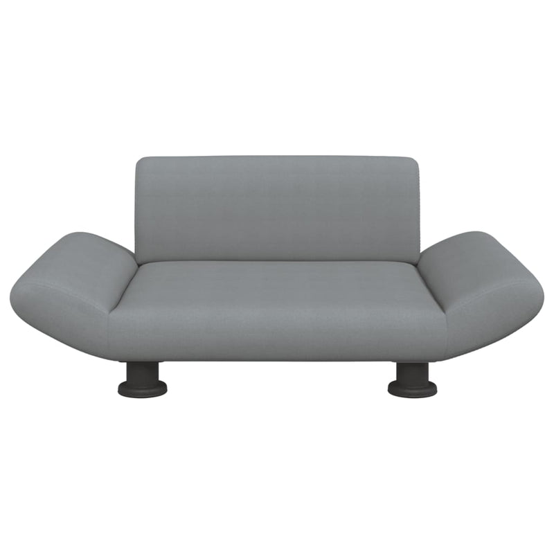 vidaXL Dog Bed Light Grey 70x45x28 cm Fabric