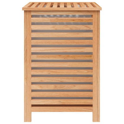 vidaXL Laundry Basket 45x45x65 cm Solid Wood Walnut