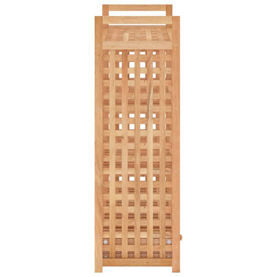 vidaXL Shoe Rack with Drawer 70x27x81 cm Solid Wood Walnut