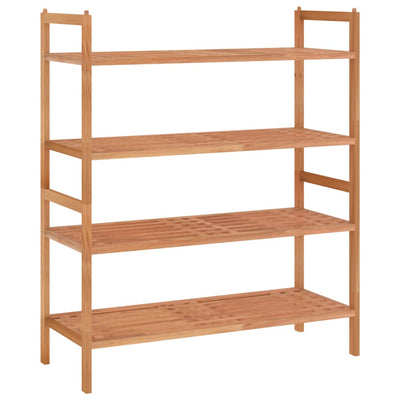 vidaXL Shoe Racks 2 pcs 69x27x41 cm Solid Wood Walnut