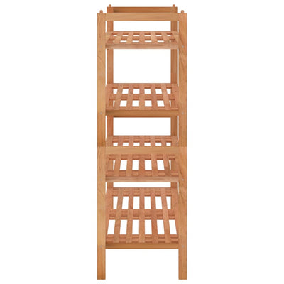 vidaXL Shoe Racks 2 pcs 69x27x41 cm Solid Wood Walnut