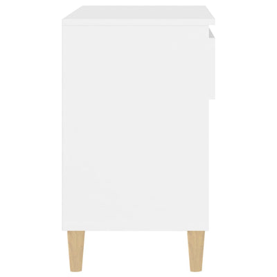 vidaXL Shoe Cabinet White 70x36x60 cm Engineered Wood