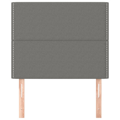 vidaXL Headboards 2 pcs Dark Grey 80 cm Fabric